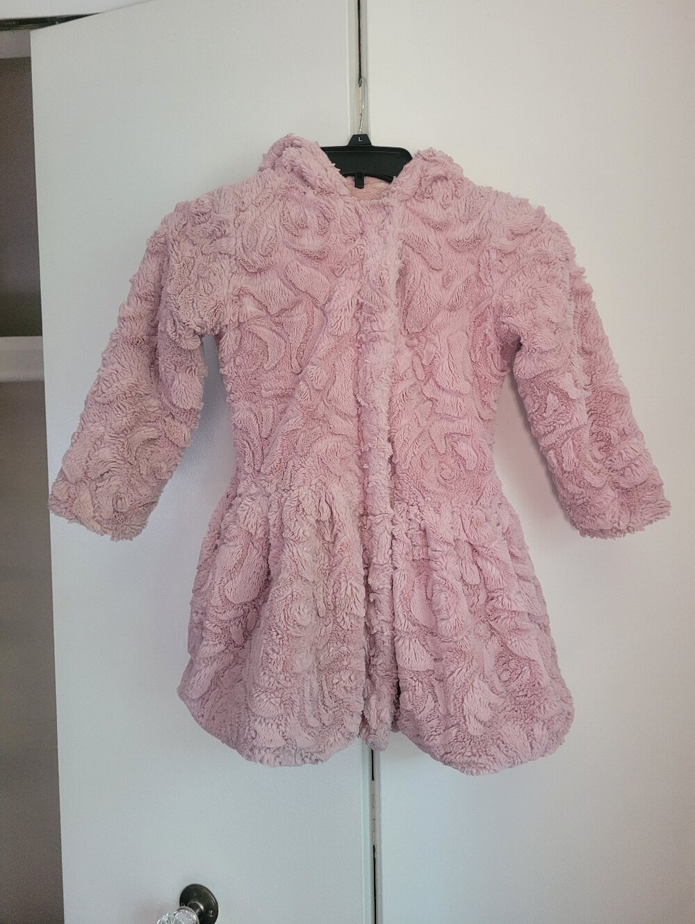 Pink Faux Fur American Widgeon Winter Coat Hood Pockets